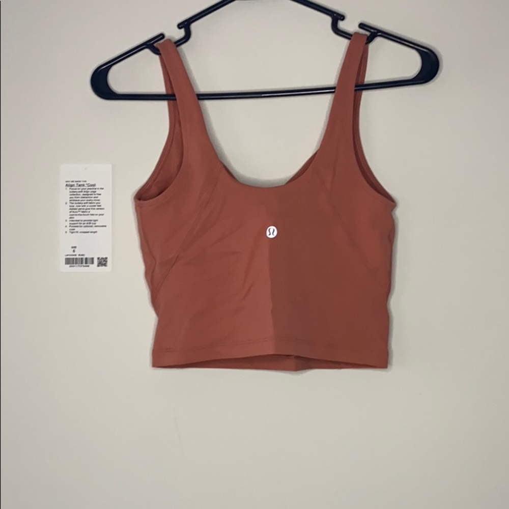 COPY - Lululemon align tank rustic coral 6